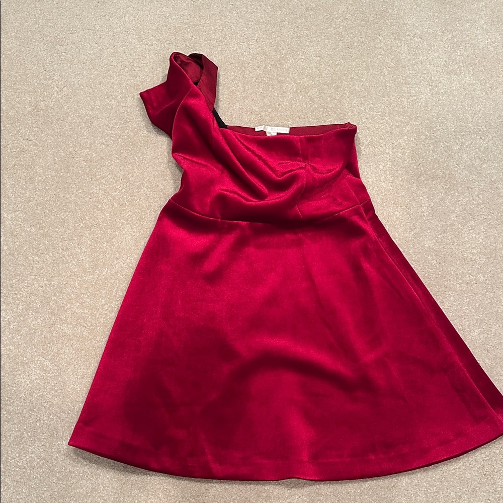 Propper Burgundy ladies size 8 velveteen Formal Dress